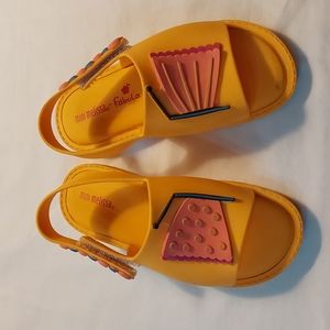 Mini Melissa Mia + Fabula Butterfly Sandal - Yellow
